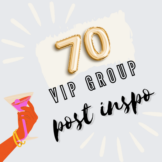 70 VIP Group Post Inspiration Ideas