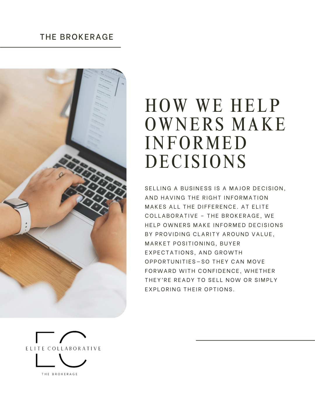 How We Help Owners Make Informed Decisions