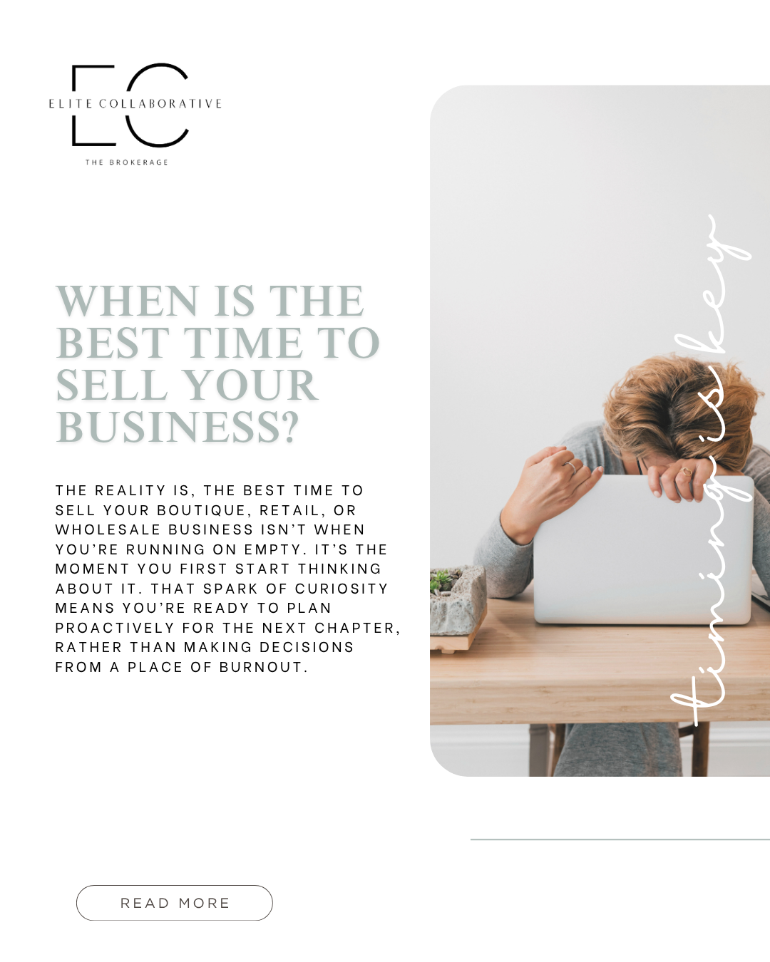 When Should You Sell Your Boutique or Wholesale Business?