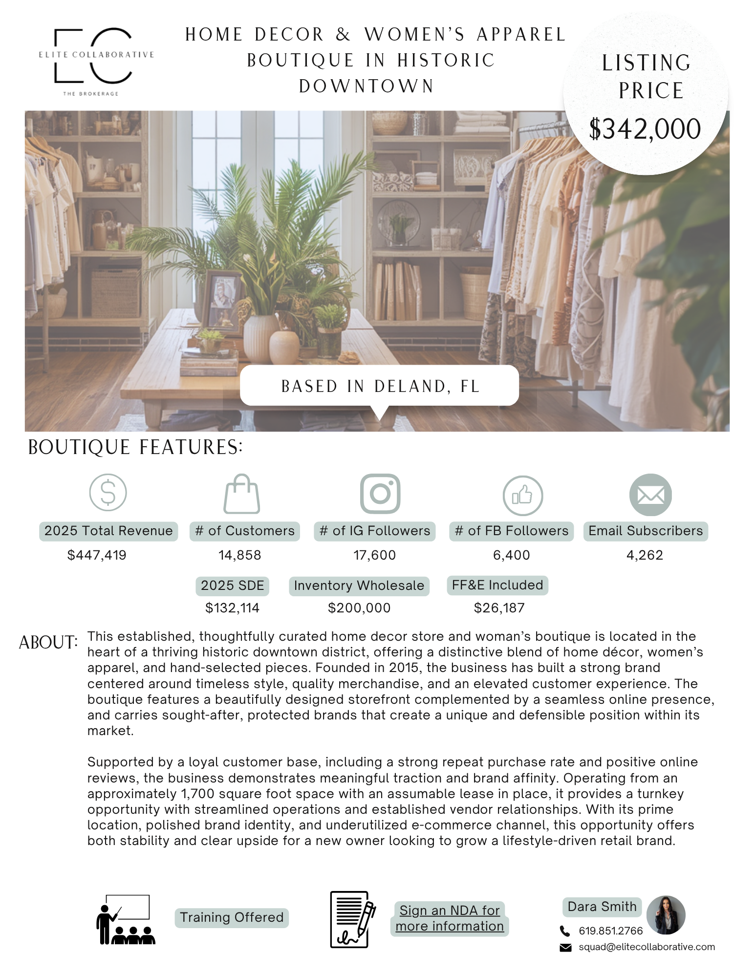 Historic Downtown Home Decor & Women's Apparel Boutique