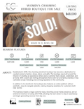*SOLD* Women's Charming Hybrid Boutique $68,000