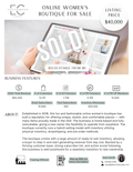 *SOLD* Home-Based Online Boutique $40,000