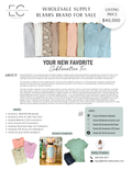 Wholesale Supply Blanks Brand $40,000