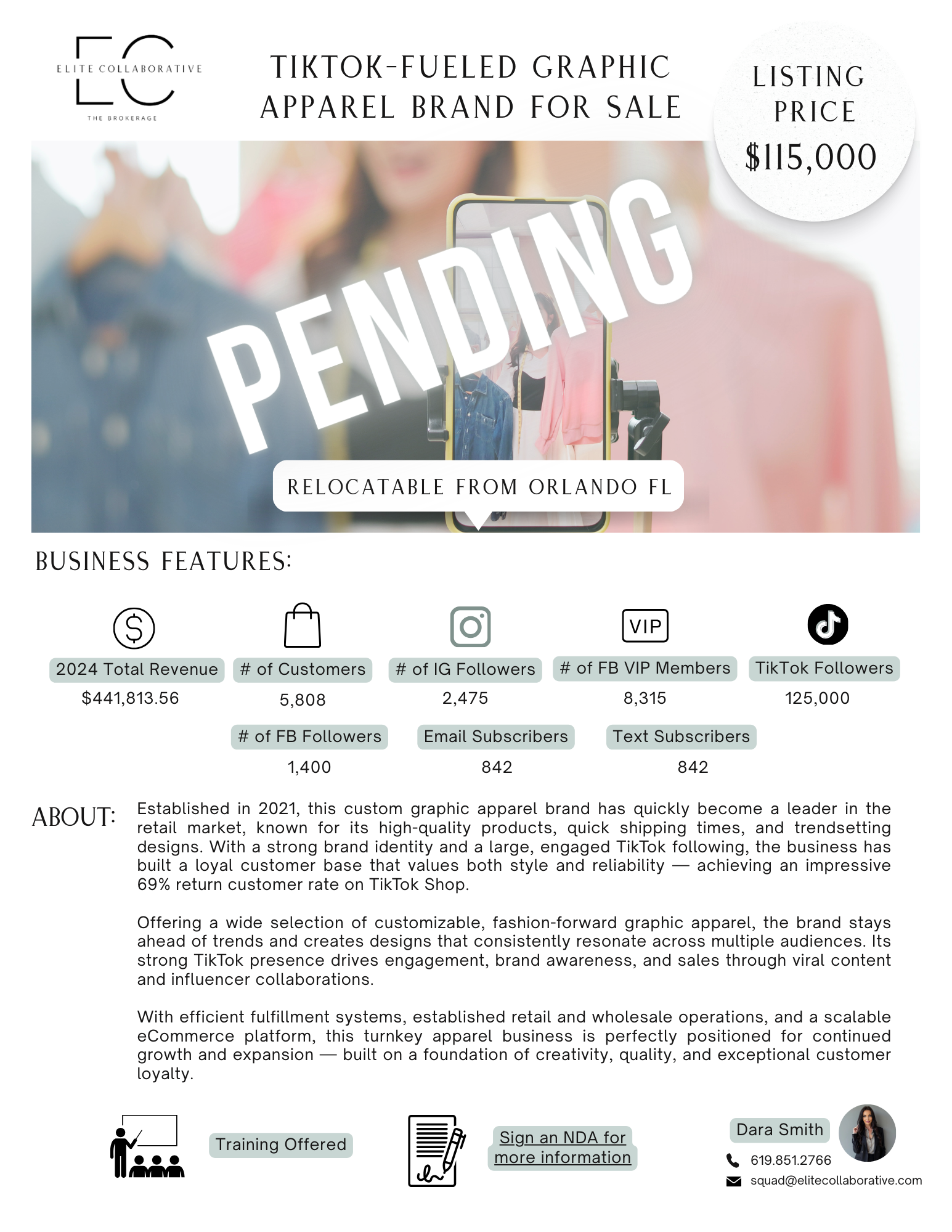 *PENDING SALE* TikTok- Fueled Graphic Apparel Brand/Viral Designs & 60% repeat customers - $115,000