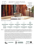 Boutique & Coffee Bar with Thriving E-Commerce Business